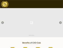 Tablet Screenshot of cxoclub.com
